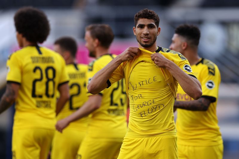 Achraf Hakimi has been one of Borussia Dortmund's best performers since the restart