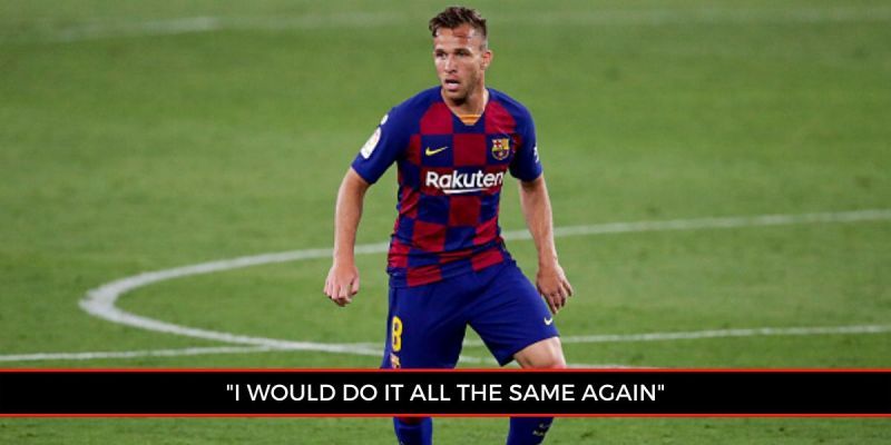Arthur has opened up about his Barcelona career so far