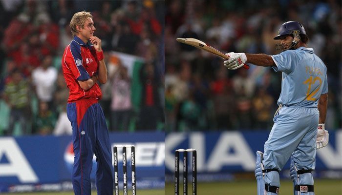Yuvraj Singh smashed Stuart Broad for 6 sixes in an over at the 2007 T20 World Cup