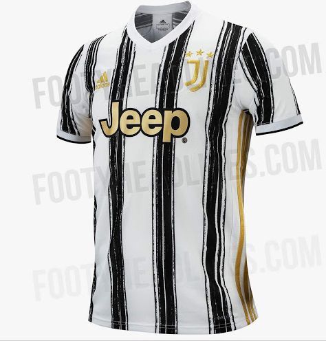 The Juventus home kit does keep the clubs color code, white and black as its base colors