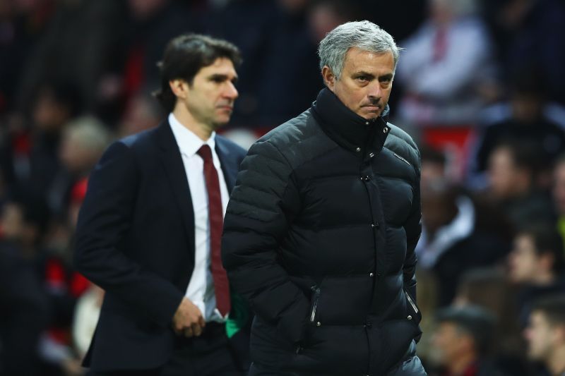 Jose Mourinho&#039;s Manchester United versus Aitor Karanka&#039;s Middlesborough in 2016