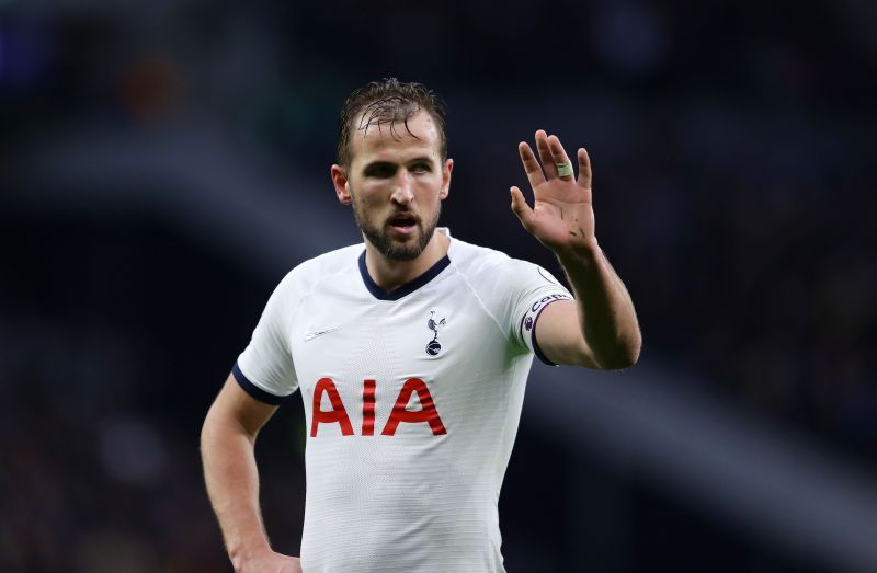 Harry Kane in action for Tottenham Hotspur