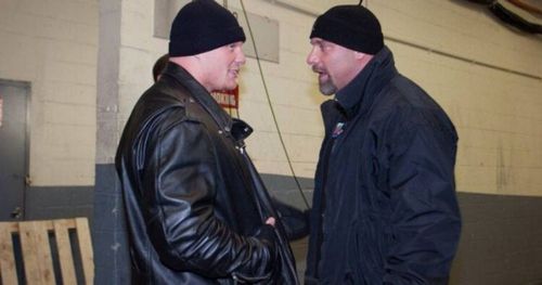 Brock Lesnar and Goldberg.