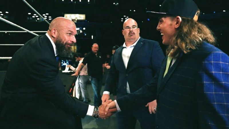 Triple H and Matt Riddle
