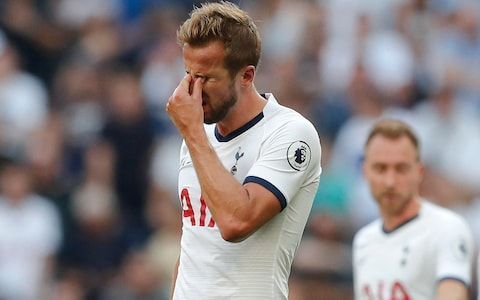 EPL superstar Kane cut a frustrated figure against Manchester United