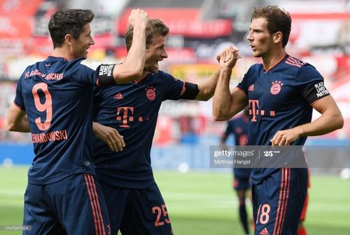 Bayern Munich put the stamp on their 30th Bundesliga title!! (courtesy: Getty Images)