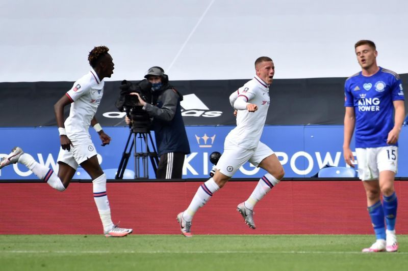 Ross Barkley&#039;s 63rd minute goal sent Chelsea to the FA Cup semi-final