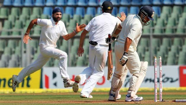 Sachin Tendulkar in action against England