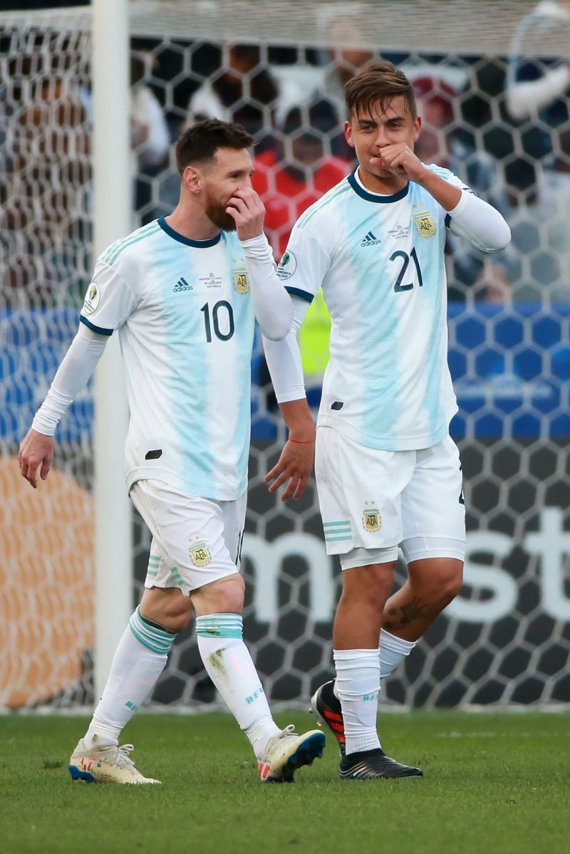 Lionel Messi (left) and Paulo Dybala need to play together for Argentia more often.