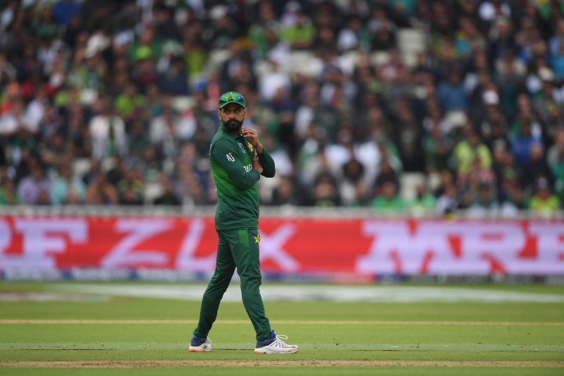 Mohammad Hafeez in action for Pakistan