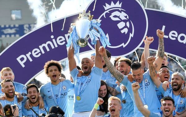 Manchester City are the reigning Premier League champions