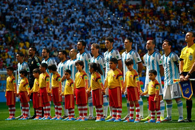 The 4-3-1-2 formation allows Argentina to fully utilise their potential.