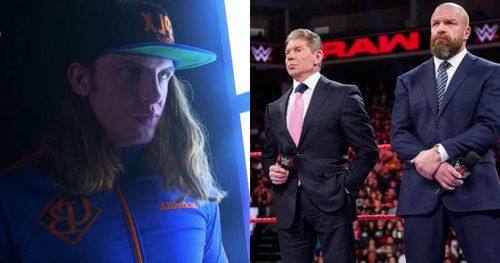 Matt Riddle, Vince McMahon and Triple H. 