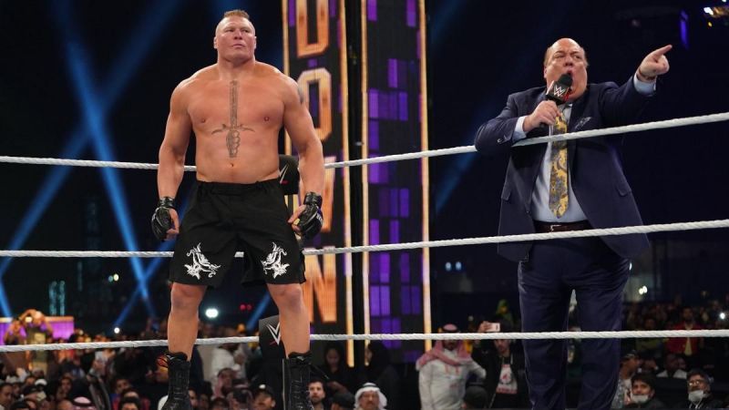 Brock Lesnar at WWE Super ShowDown 2020