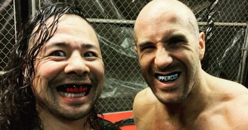 Shinsuke Nakamura and Cesaro.