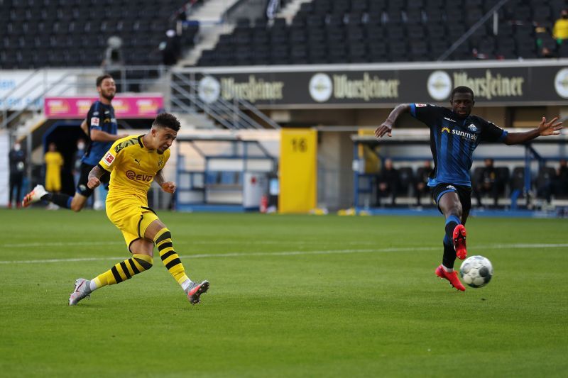 Jadon Sancho has thrived in Germany since joining Borussia Dortmund in 2017