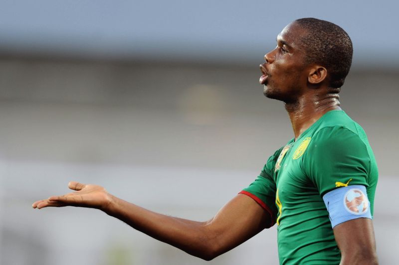 Eto&#039;o won two AFCONs with Cameroon