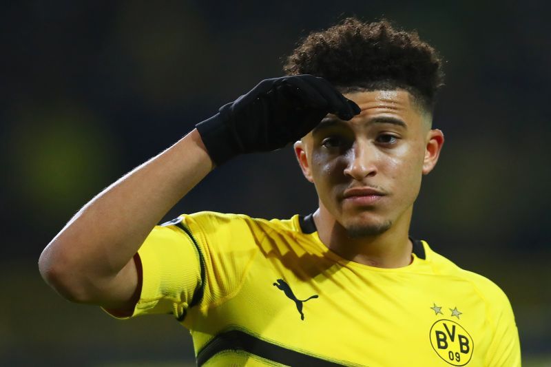 Jadon Sancho has been heavily linked with a move to Manchester United