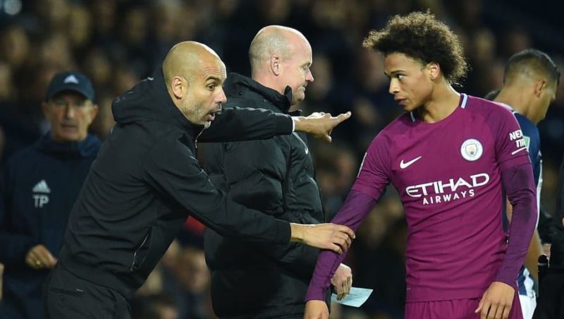 Guardiola and Leroy Sane's relationship has not always been the most easy-going