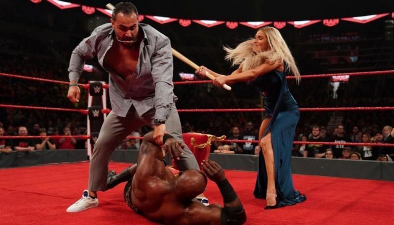 Bobby Lashley and Lana with Rusev