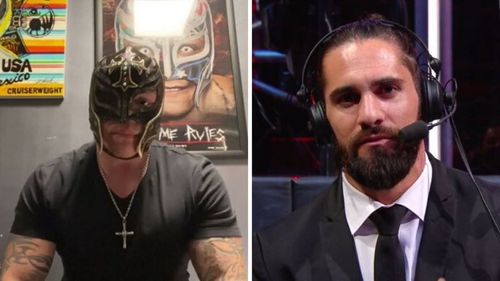 Will Rey Mysterio accept Rollins' invitation to appear on RAW?