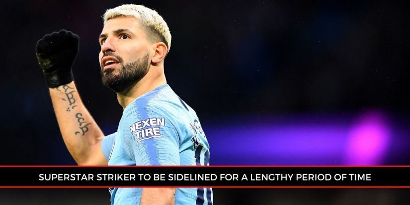 Striker Sergio Aguero