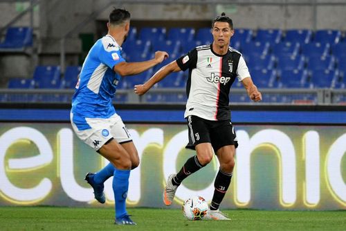 Cristiano Ronaldo in action for Juventus