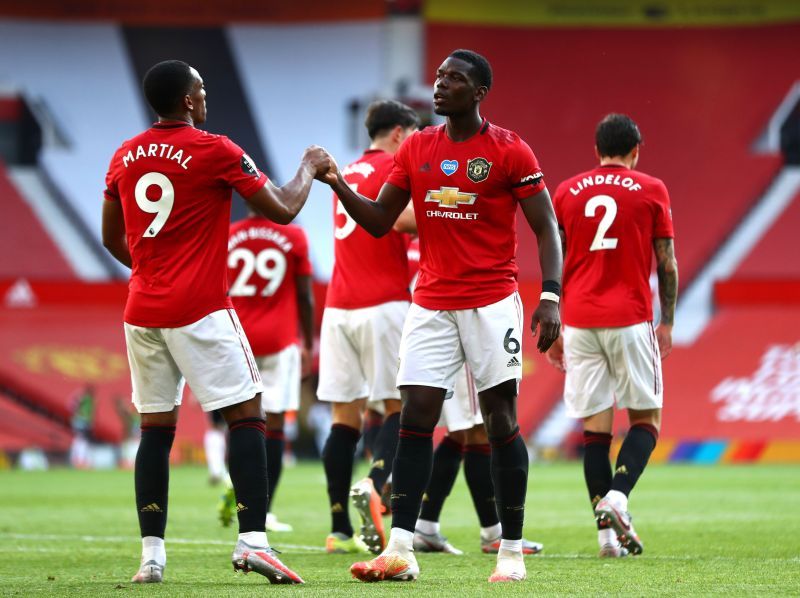 Pogba has a stellar understanding on the pitch with several players