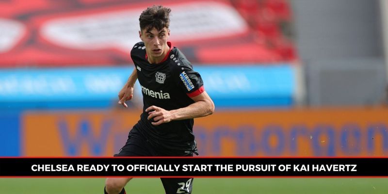 Kai Havertz of Bayer 04 Leverkusen against 1. FSV Mainz 05 at BayArena