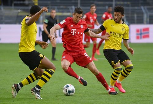 Lewandowski and Sancho have both enjoyed Bundesliga campaigns to remember