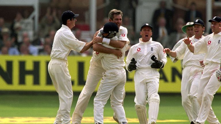 Andy Caddick&#039;s spell ripped the West Indian batting line up apart.