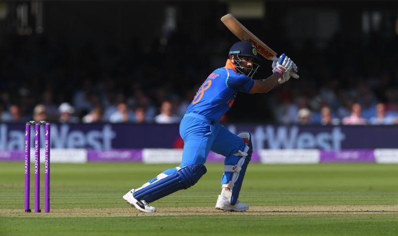 Virat Kohli in action for India