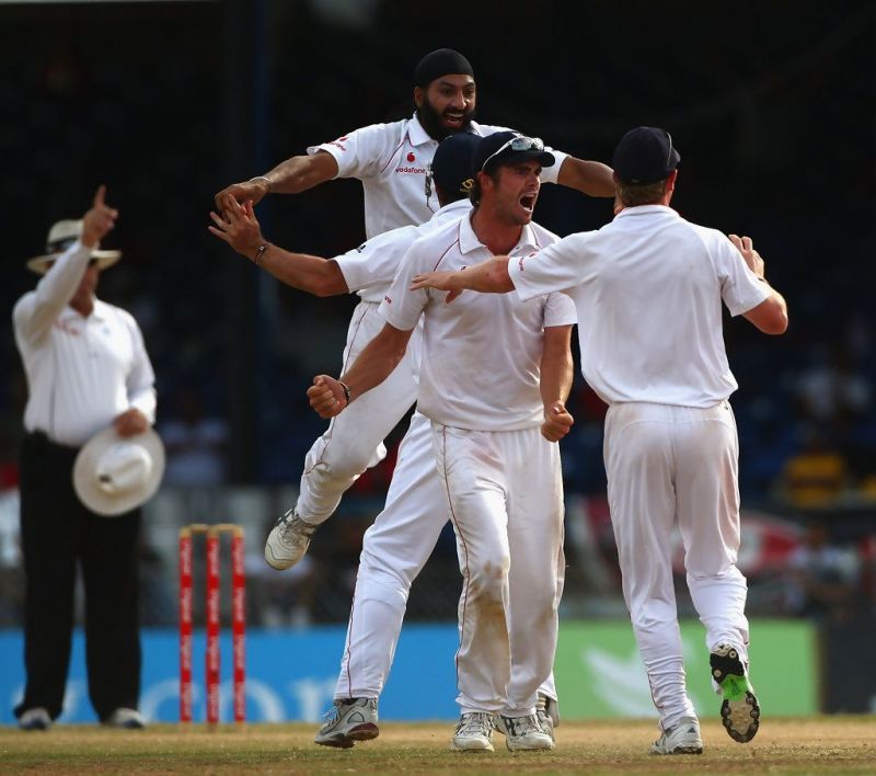 Monty Panesar took six wickets in the second innings in Manchester.