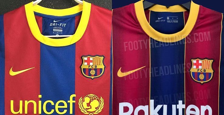 A side-by -side comparison of the two kits ten years apart