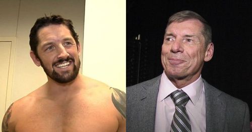 Wade Barrett and Vince McMahon.