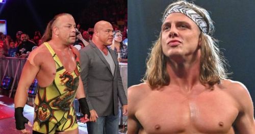 RVD alongside Kurt Angle during his RAW Reunion appearance, Matt R