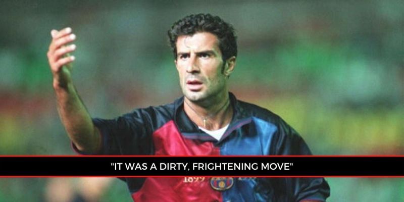 Luis Figo was heavily criticised for his decision to join Real Madrid