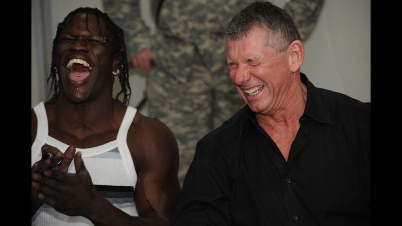 Truth and Vince McMahon