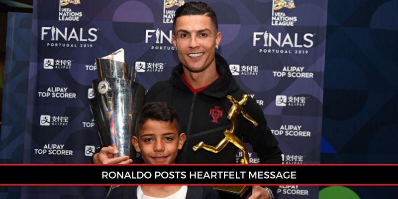 Cristiano Ronaldo once again took to social media to show his love for his son