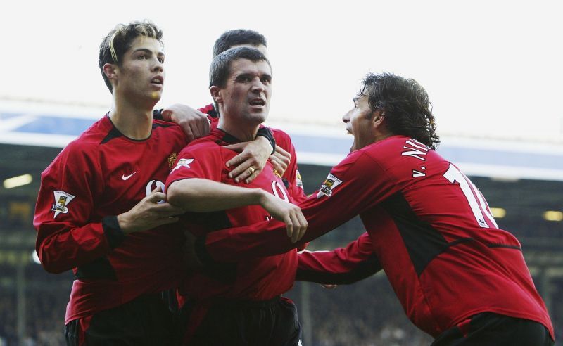 Cristiano Ronaldo played alongside Van Nistelrooy under Sir Alex Ferguson