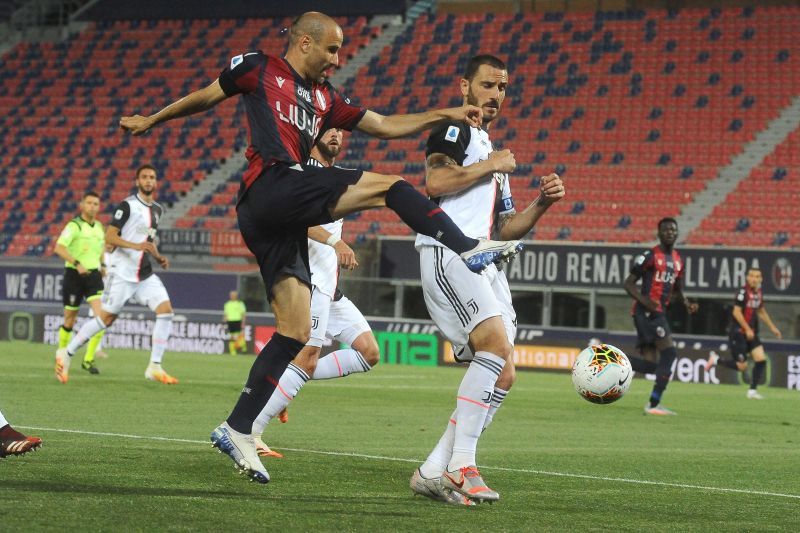 Leonardo Bonucci was formidable at the centre of the Juventus defence