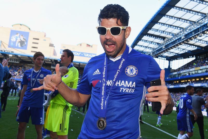 Diego Costa was fiery and brilliant at times during his three-year stay at Chelsea.