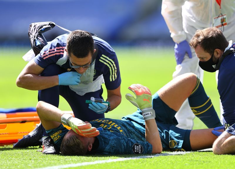 Bernd Leno's injury looked serious