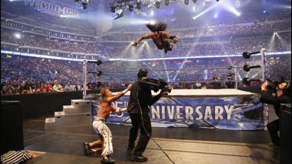 The big botch during The Undertaker vs Shawn Michaels