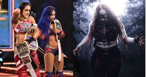 Bayley, Sasha Banks, and AEW's Abadon.