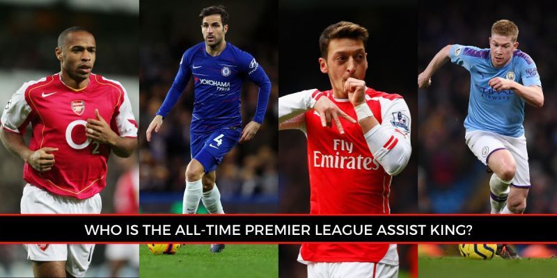 Thierry Henry - Cesc Fabregas - Mesut Ozil - Kevin de Bruyne