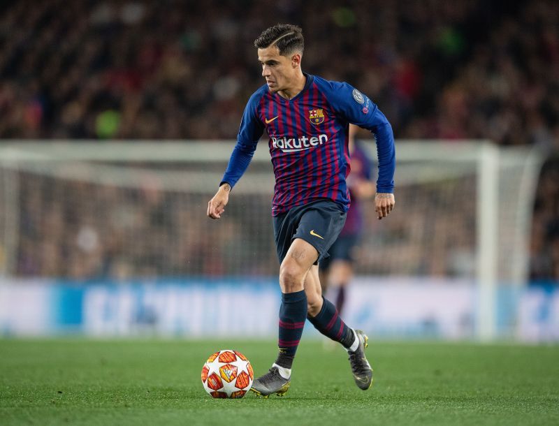 Philippe Coutinho in action for Barcelona