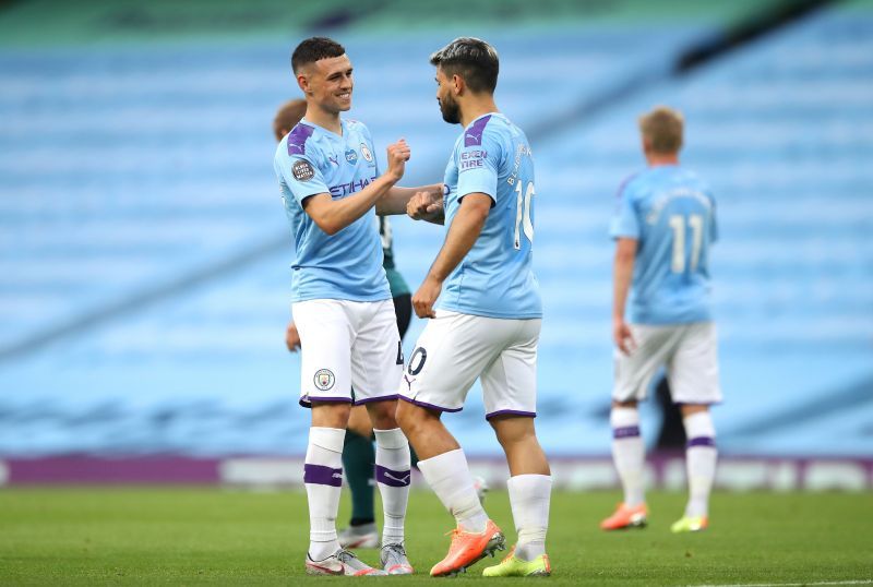 Manchester City have scored eight goals in their two matches since the restart of the Premier League