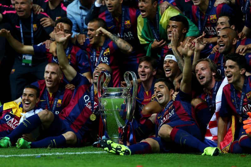 Neymar was a key part of the Barcelona side that won the Champions League in 2014-15