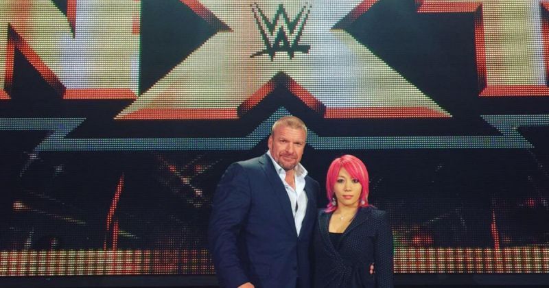 Triple H and Asuka.
